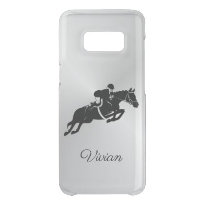 Equestrian Jumper with Name Uncommon Samsung Galaxy S8 Case