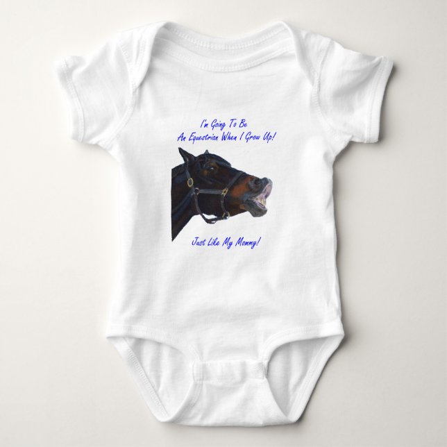 Equestrian Kids/Baby Baby Bodysuit (Front)
