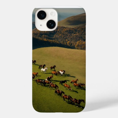 Equestrian Majesty iPhone Case with Aerial View