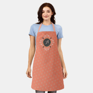 Equestrian Monogram Lucky Horse Shoe Apron