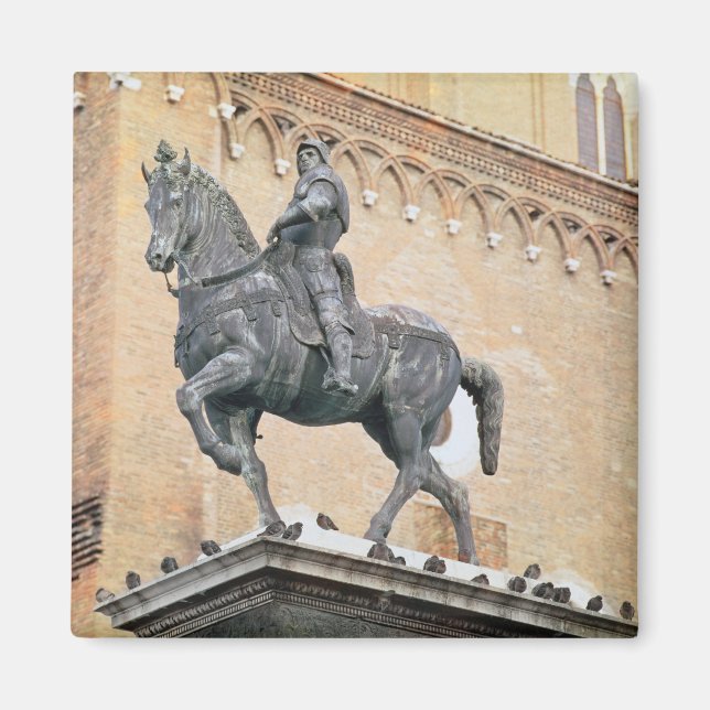 Equestrian Monument of Bartolommeo Colleoni (1400- Magnet (Front)