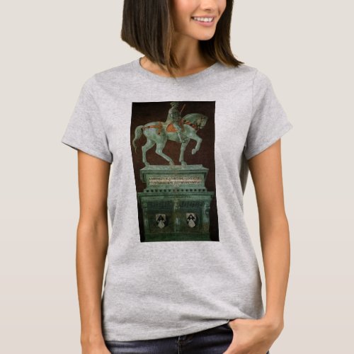 Equestrian Monument to Sir John Hawkwood Uccello T_Shirt