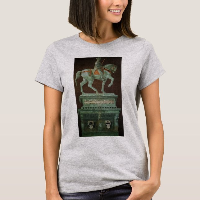 Equestrian Monument to Sir John Hawkwood, Uccello T-Shirt (Front)
