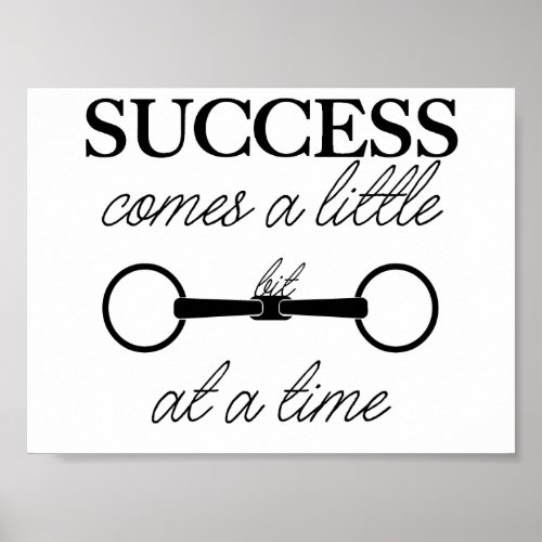 Equestrian Motivation Poster