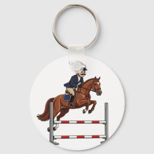 Equestrian Nutcracker Christmas 2026 Holiday Keychain