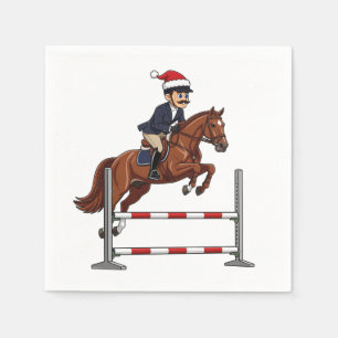 Equestrian Nutcracker Christmas 2026 Holiday Napkins