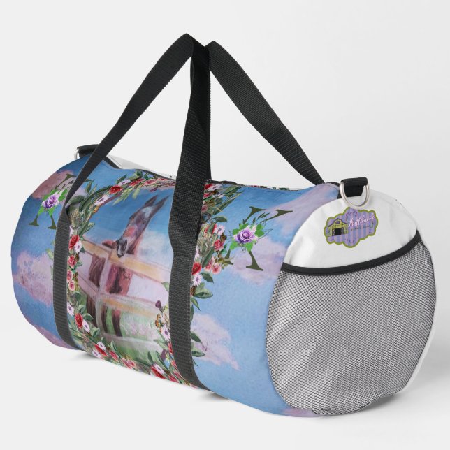 equestrian OTTB CLUB Duffle Bag (Right Corner)