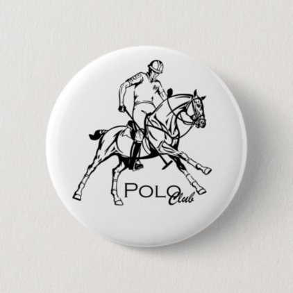 equestrian polo club button