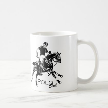 equestrian polo club coffee mug