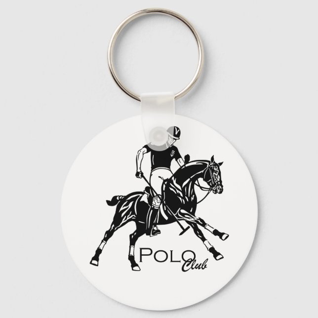 equestrian polo club keychain (Front)