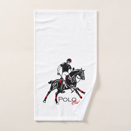 equestrian polo sport club bath towel set