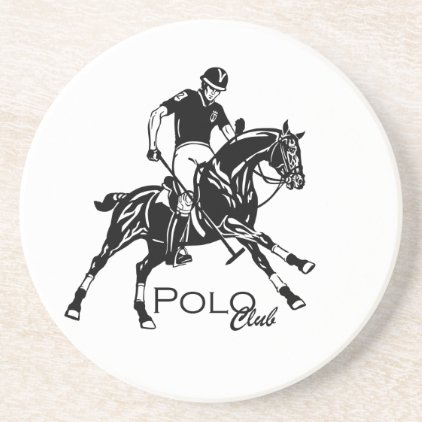 equestrian polo sport club coaster