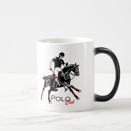 equestrian polo sport club magic mug
