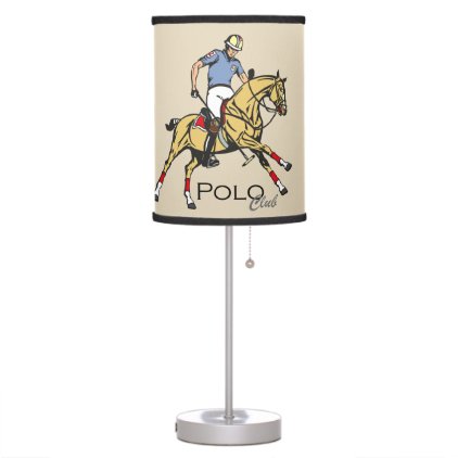 equestrian polo sport club table lamp