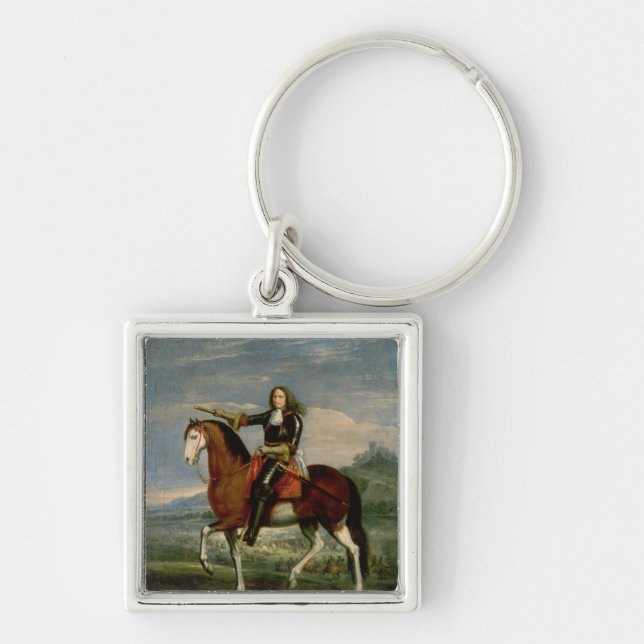 Equestrian Portrait Keychain (Front)
