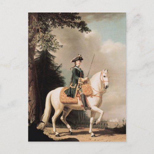 Equestrian Portrait of Catherine II Postcard