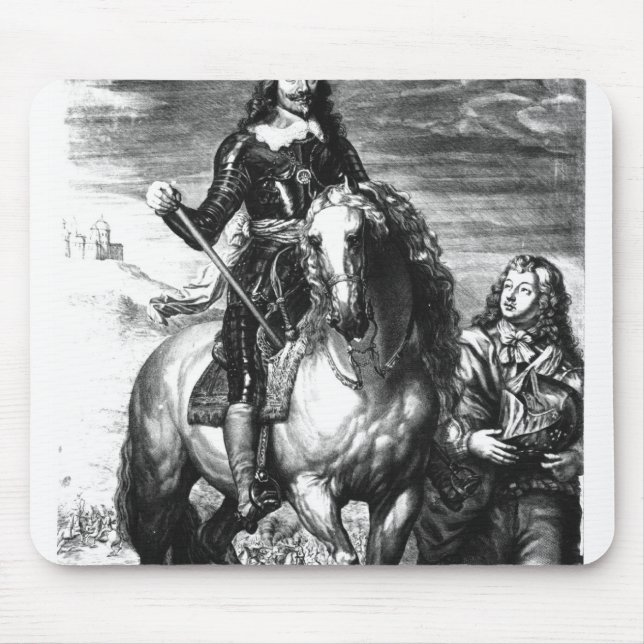 Equestrian portrait of Charles I Mouse Pad (Front)