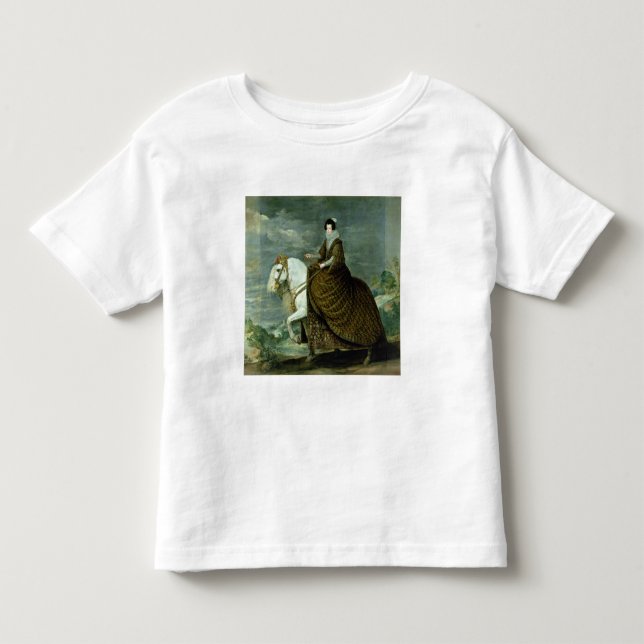 Equestrian portrait of Elisabeth de France Toddler T-shirt (Front)