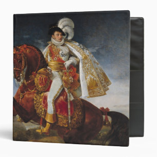 Equestrian Portrait of Jerome Bonaparte  1808 3 Ring Binder
