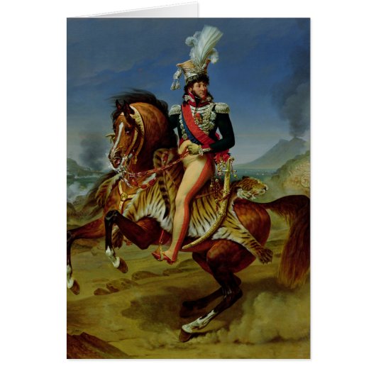 Equestrian Portrait of Joachim Murat 1812 Cards (Front)