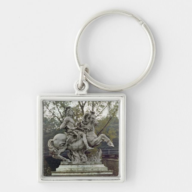 Equestrian Portrait of Louis XIV 2 Keychain (Front)
