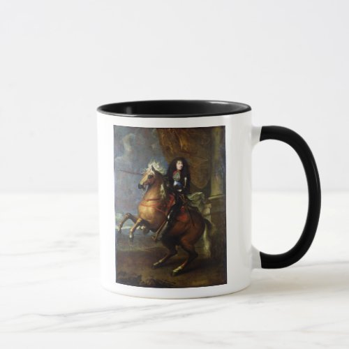 Equestrian Portrait of Louis XIV  c1668 Mug