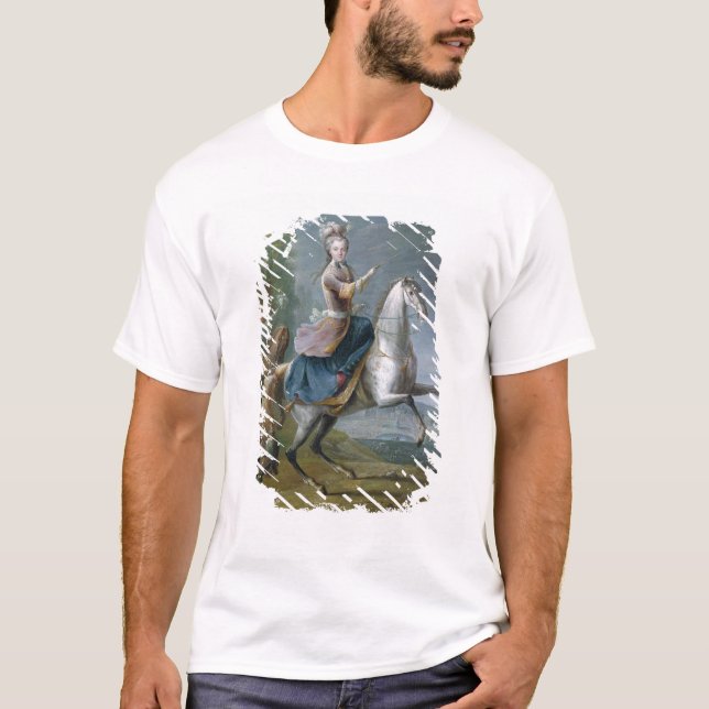 Equestrian Portrait of Maria Leszczynska T-Shirt (Front)