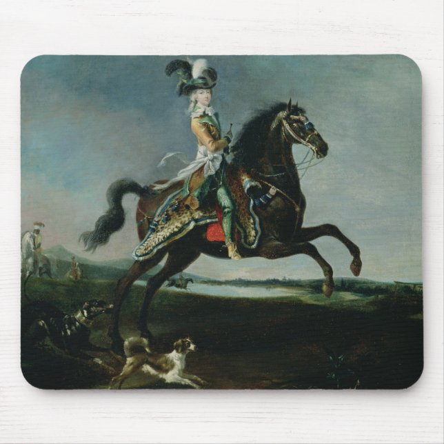 Equestrian Portrait of Marie-Antoinette Mouse Pad (Front)