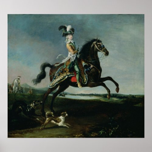 Equestrian Portrait of Marie_Antoinette Poster
