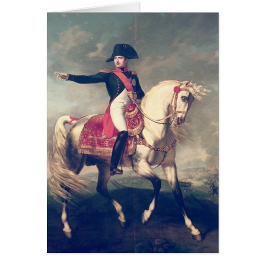 Equestrian Portrait of Napoleon I  1810 Cards (Front)