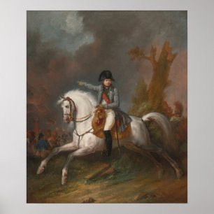 Equestrian Portrait of Napoleon Poster