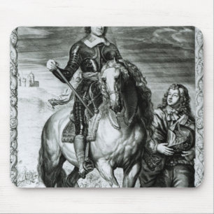 Equestrian Portrait of Oliver Cromwell Mouse Pad