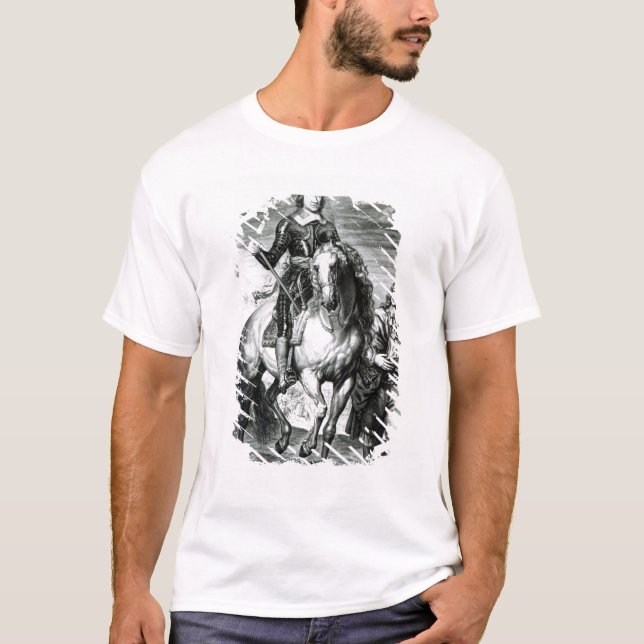 Equestrian portrait of Oliver Cromwell T-Shirt (Front)