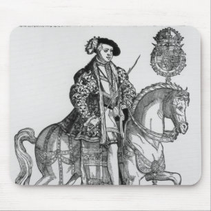 Equestrian Portrait of Philip II  of Spain Mouse Pad