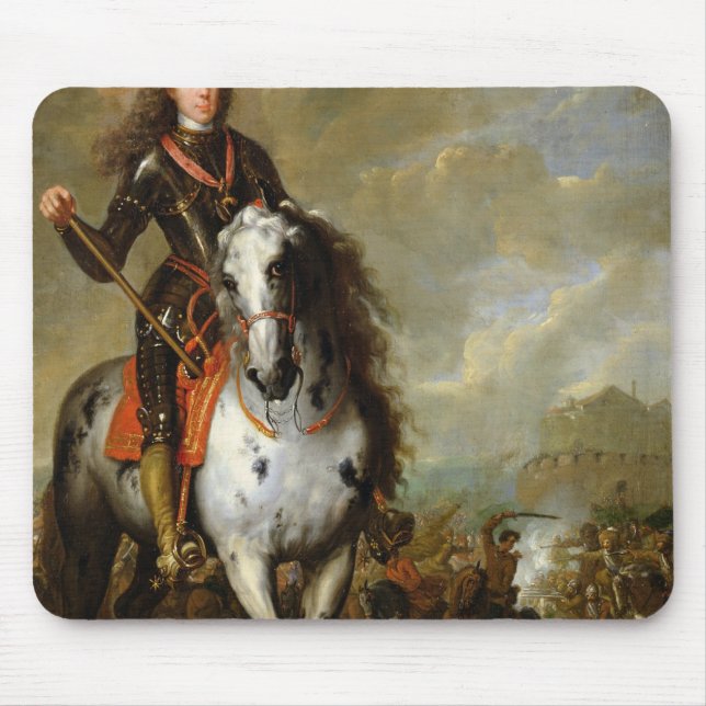 Equestrian Portrait of Prince Eugene Mouse Pad (Front)