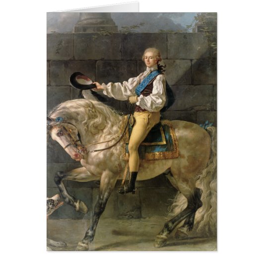 Equestrian Portrait of Stanislas Kostka Cards (Front)