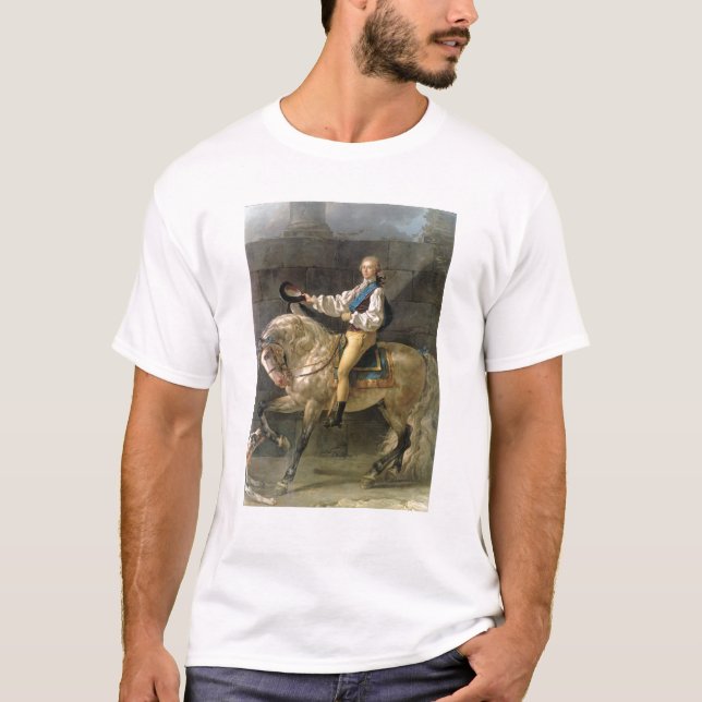 Equestrian Portrait of Stanislas Kostka T-Shirt (Front)