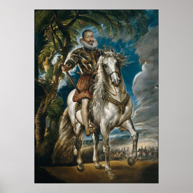 Equestrian Portrait of the Duke of Lerma Poster (Front)