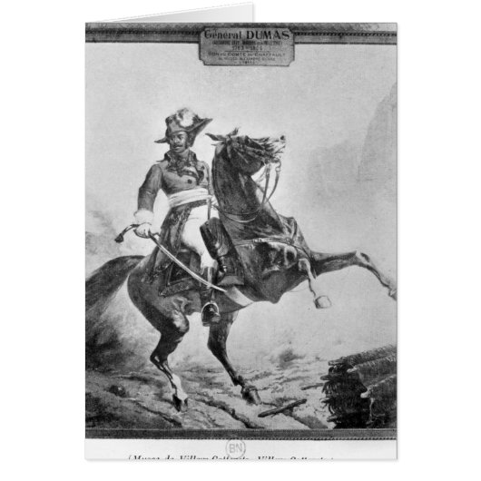 Equestrian portrait of Thomas Alexandre Cards (Front)
