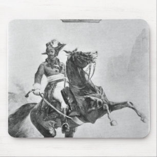 Equestrian portrait of Thomas Alexandre Mouse Pad