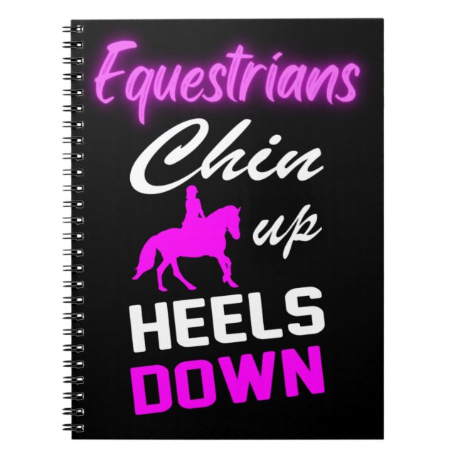 Equestrian Riding Quotes  Notebook (Front)