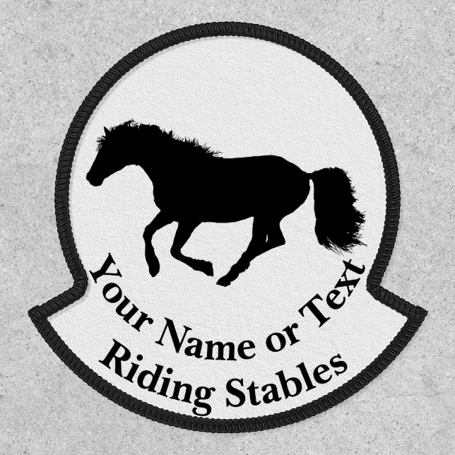 Equestrian riding stables patch (Front)
