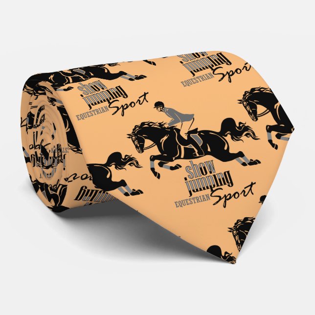 equestrian show jumping neck tie (Rolled)
