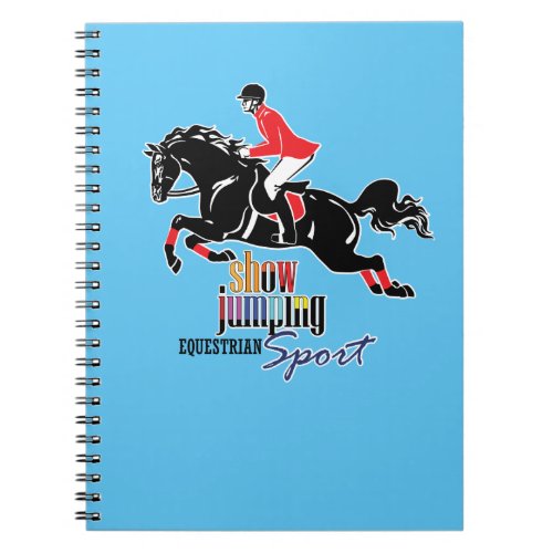 equestrian show jumping notebook