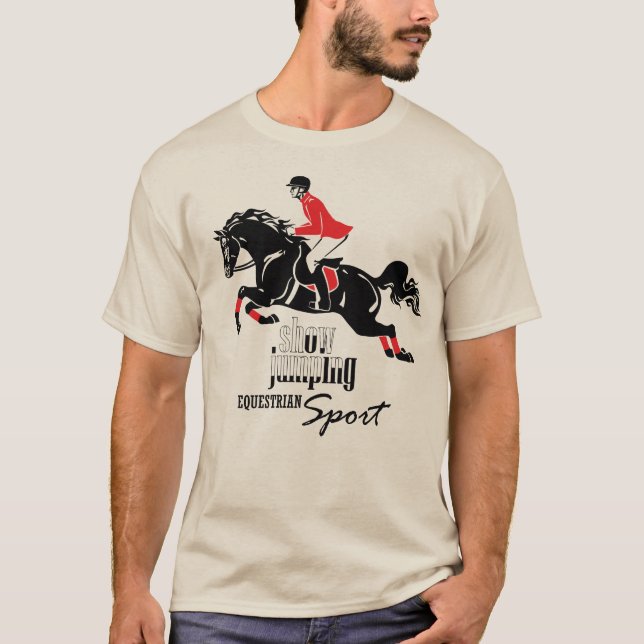 equestrian show jumping T-Shirt (Front)