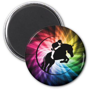 Equestrian Spectrum Magnet by SportsWare at Zazzle