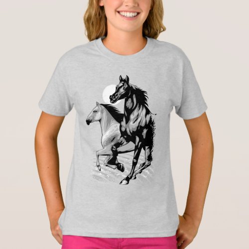 Equestrian _ Stallion Horse _ Horseback riding T_Shirt