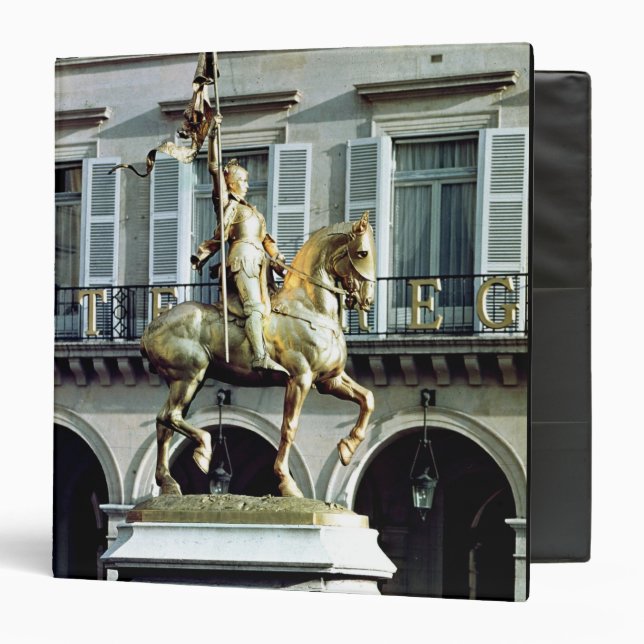 Equestrian statue of Joan of Arc Binder (Front/Inside)