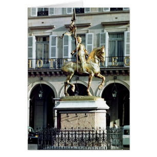 Equestrian statue of Joan of Arc Cards