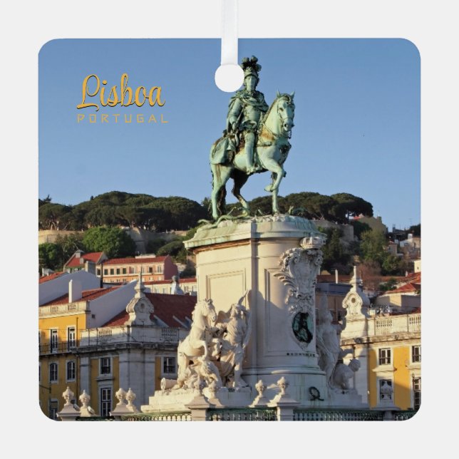 Equestrian statue of King José I, Lisbon   Metal Ornament (Front)